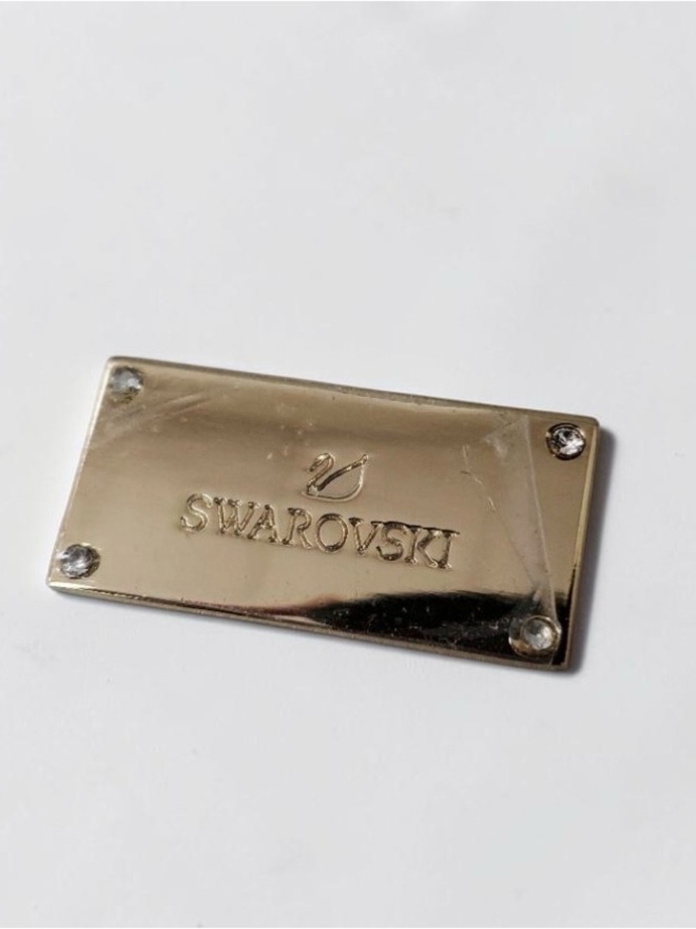 Swarovski White Crystal Embellished Wallet Wristlet Clutch Faux Leather - Picture 3 of 8